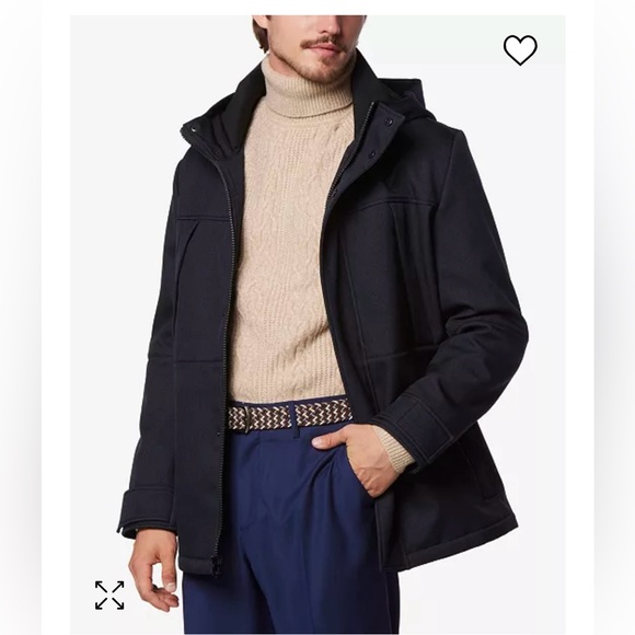 NWT XL- Marc New York
Men's Tompkins Fleece-Lined Soft Shell Hooded Parka - Picture 1 of 15